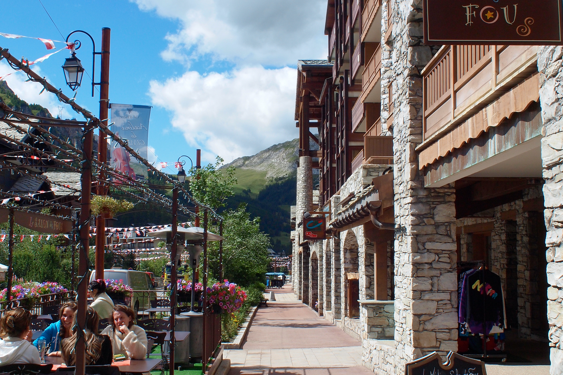 Val d'Isère, 5-sterrenoord aan de voet van de Col de L'Iseran